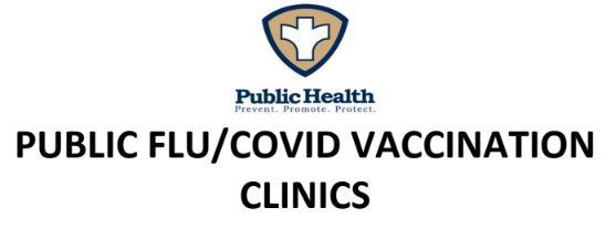 Public flu covid clinics