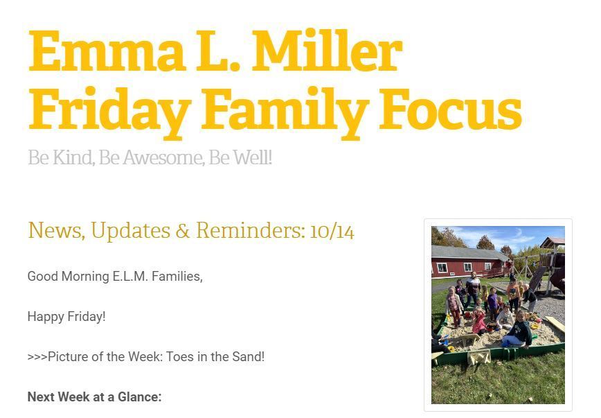 Friday Family Focus 