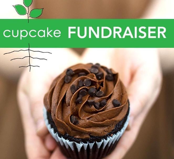 cupcake fundraiser flyer