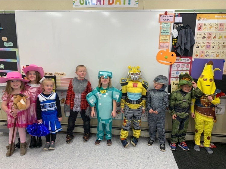 PreK/K all dressed up! Love all the costumes! 