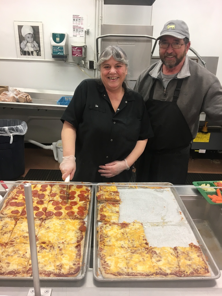 Pizza with a smile at Abbott!!